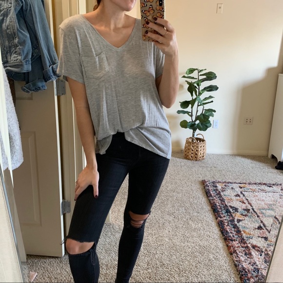 SOLD Albion Fit basic V neck tee - Picture 2 of 6